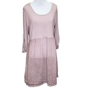 Scandal Made in Italy Blush Sheer Dress 4